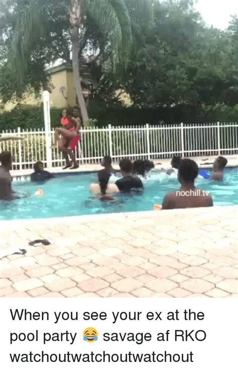 Nochill When You See Your Ex At The Pool Party 😂 Savage Af