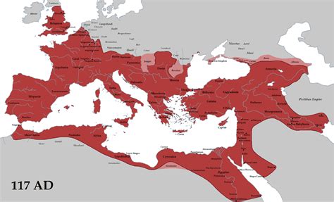 Roman Empire At The Height Of Its Expansion Roman Empire