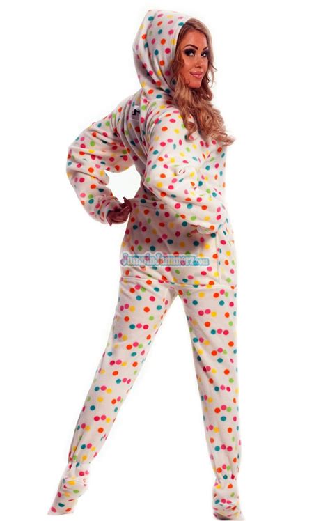 Sexy footed pajamas for adults