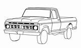 Ford Drawing Truck Old F150 Outlines 79 Trucks Ranger Drawings Farm Fresh Off Sketch Source Cartoon Colour sketch template