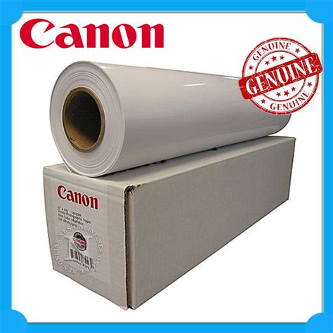 canon  borderless gloss paper roll gsm mmxm   graphic printers ebay