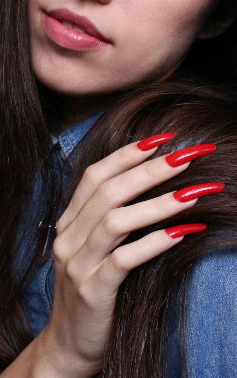 red long nails long red nails long nails red nails