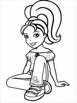 Polly Pocket Coloring Pages Printable sketch template