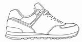 Shoes Shoe Drawing Walking Running Sneaker Getdrawings Cut Vans sketch template