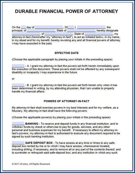texas medical power  attorney forms  print form resume examples