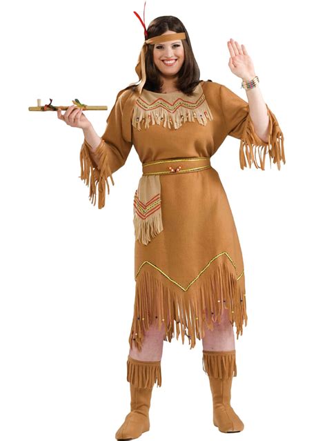 plus size american indian girl adult costume buy online