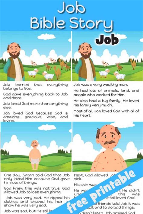 job preschool bible lesson trueway kids