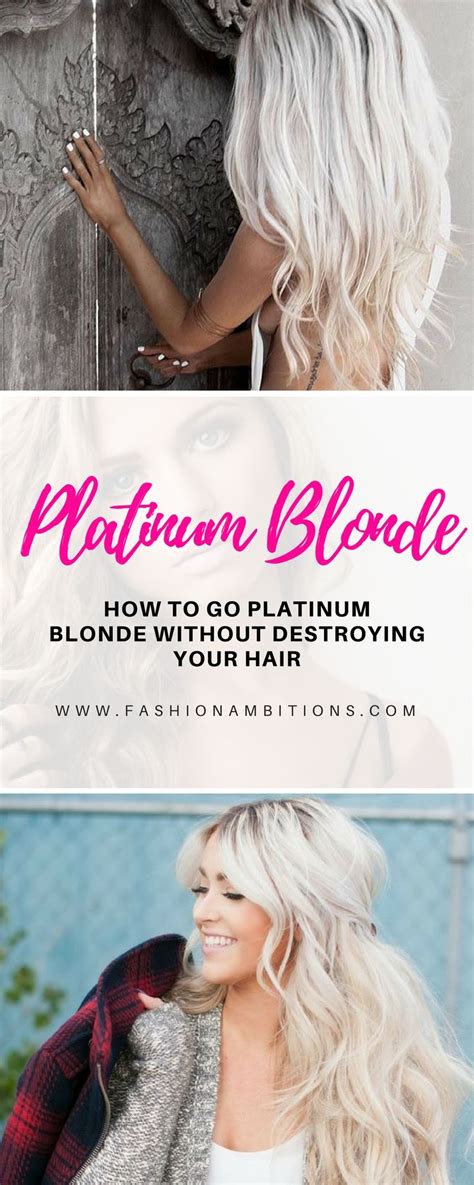 Want To Go Platinum Blonde Here S How To Do It Without