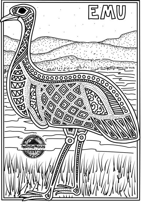 printable aboriginal colouring pages  templates printable