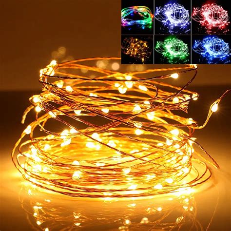 buy led string lights    led  usb powered outdoor copper wire