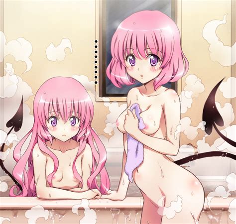 momo velia deviluke and nana asta deviluke to love ru drawn by yabuki