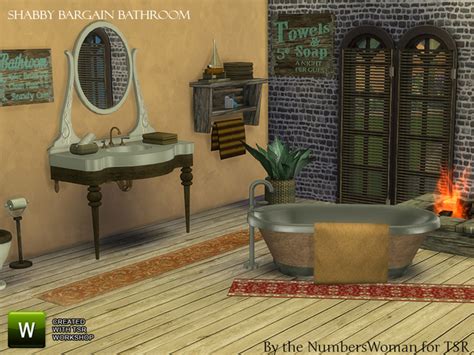 bargain shabby chic bathroom by thenumberswoman at tsr