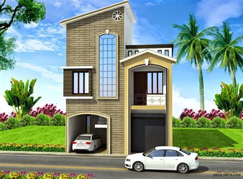 independent floor house plan arab arch