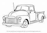 Truck Drawing Pickup Chevy Gmc Draw Step Trucks Line Easy Drawings Learn Lifted C10 Cars Classic Cool Vintage Old Drawingtutorials101 sketch template