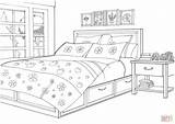 Dormitorio Ausmalen Schlafzimmer Provence Supercoloring Kolorowanka Ausmalbild Childrencoloring sketch template