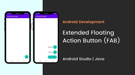 add extended floating action button  android android studio java  golap gunjan