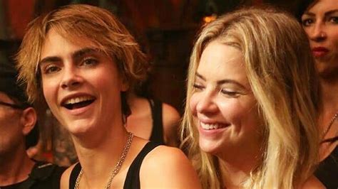 cara delevingne and ashley benson go instagram official with