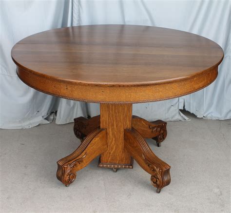 bargain johns antiques blog archive antique  oak dining table  inches diameter