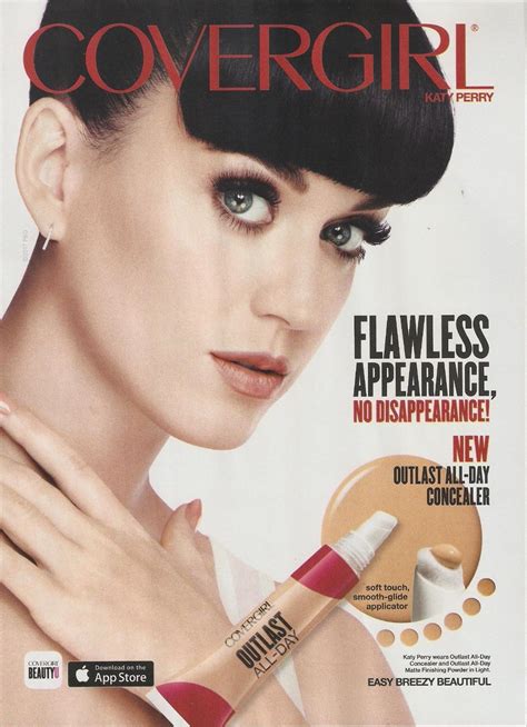 katy perry covergirl ad flawless appearance photo