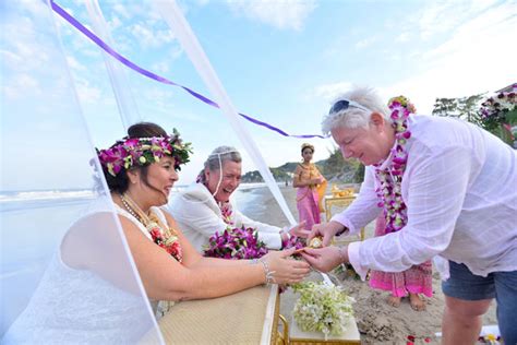same sex marriage thai wedding ceremony phuket thailand