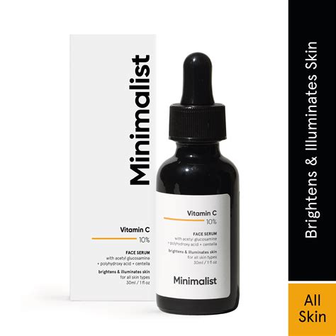 minimalist  vitamin  face serum  glowing skin  ml highly