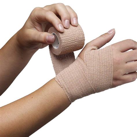 adhesive bandage rolls strong elastic  adherent cohesive tape