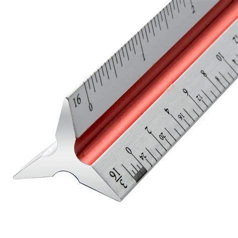 cm triangular ruler  imperial measurements architect scale ruler