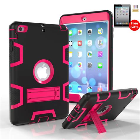 ipad mini    case  kids dteck shockproof  layer protective cover shell