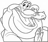 Alligator Coloring Coloringpages101 sketch template