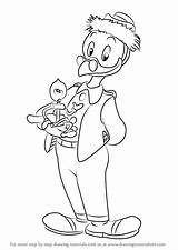 Ducktales Gearloose Gyro Draw Drawing Step sketch template