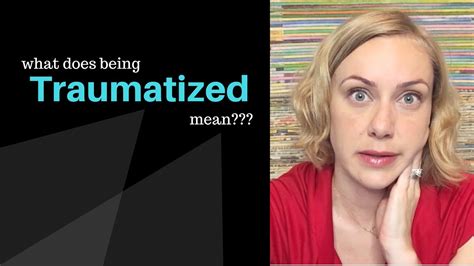 What Does Being Traumatized Mean Kati Morton Youtube
