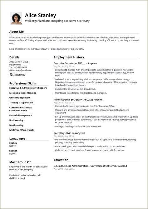 cv template south africa resume  gallery