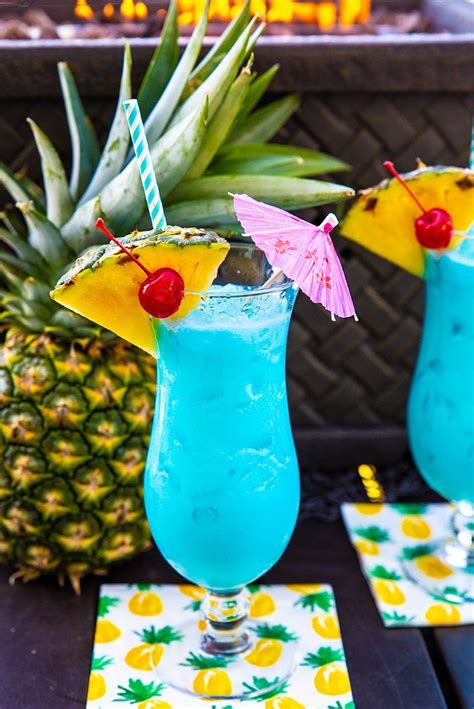 The Blue Hawaiian Cocktail The Kitchen Magpie In 2020 Hawaiian