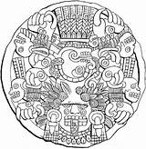 Aztec Coloring Pages Calendar Mayan Print Tribal Drawing Pattern Color Printable Getcolorings Getdrawings Colorings Template Sheets Designs Sketch Swastika Symbol sketch template