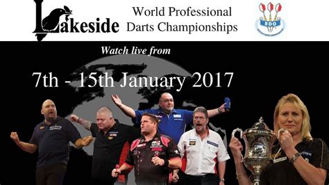 lakeside world darts championships  wednesday  jan session  youtube