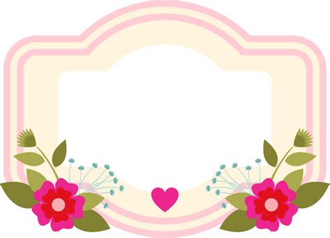 frames floral em png graça layouts design