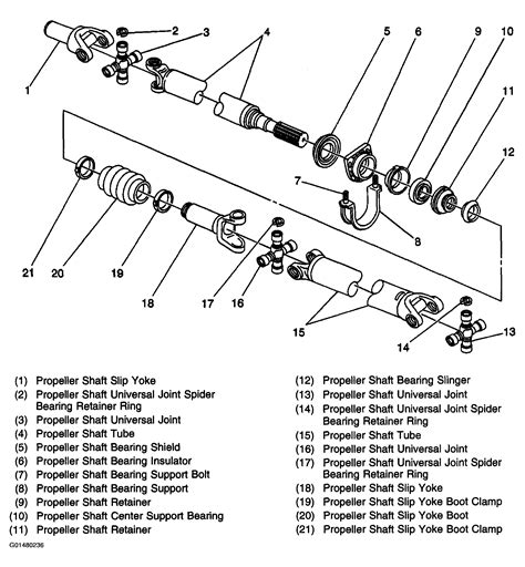 drive shaft carrier bearing detailed instructions  change