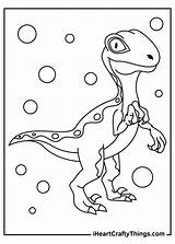 Velociraptor Printable sketch template