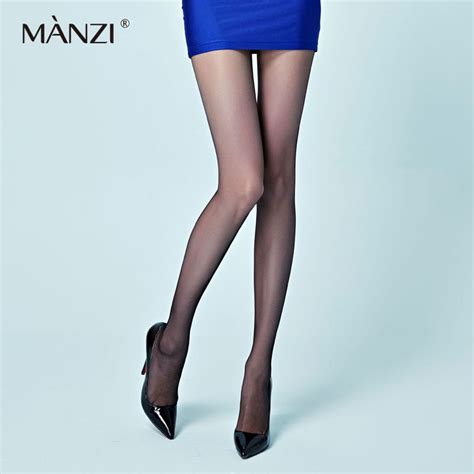 mz16196 manzi women s 12d fashion pantyhose covered yarn fully thin