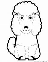 Poodle Coloring Pages Puppy Printable Cartoon Pretty Cliparts Poodles Template Clipart Print Miniature Kids Don Library Search Popular Favorites Add sketch template