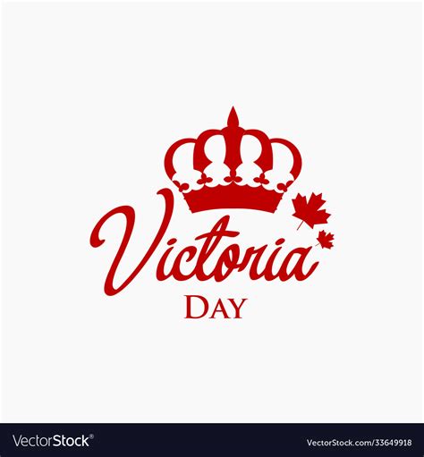 victoria day template design royalty  vector image