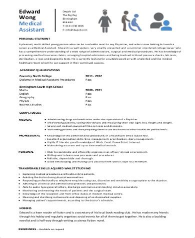 sample entry level medical resume templates  ms word