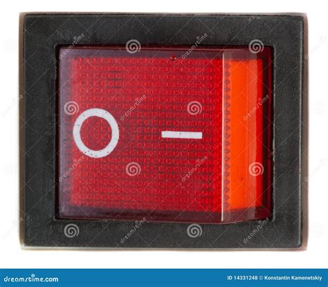 red power   switch stock photo image  switch electric