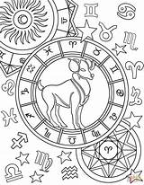 Pages Coloring Gemini Zodiac Getcolorings Signs Printable sketch template