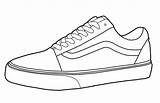 Vans Coloring Pages Shoes Printable Drawing Sneakers Sketches Shoe Print Kids sketch template