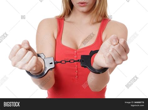 handcuffed woman image and photo free trial bigstock