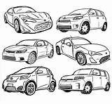 Scion Frs Template Coloring sketch template