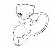 Mew Pokemon Coloring Drawing Pages Cute Print Clipart Transparent Getdrawings Colouring Color Drawings Collection Lineart Search Quality High Again Bar sketch template