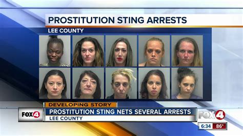 15 arrests made in lee county prostitution sting youtube