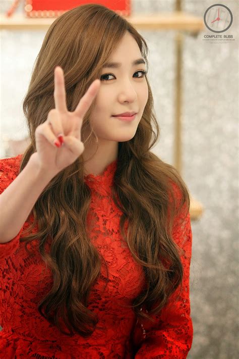 Tiffany Hwang Cute With Red Dress Korean Hd Girls